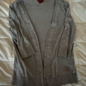 Merona Gray Women's Cardigan Sweater